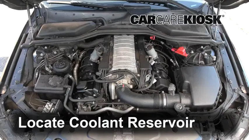 2005 BMW 545i 4.4L V8 Coolant (Antifreeze) Check Coolant Level